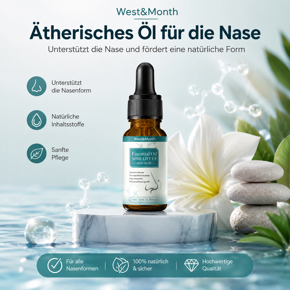 NasoLift Nasenöl - Pflegt und unterstützt eine harmonische Nasenform
