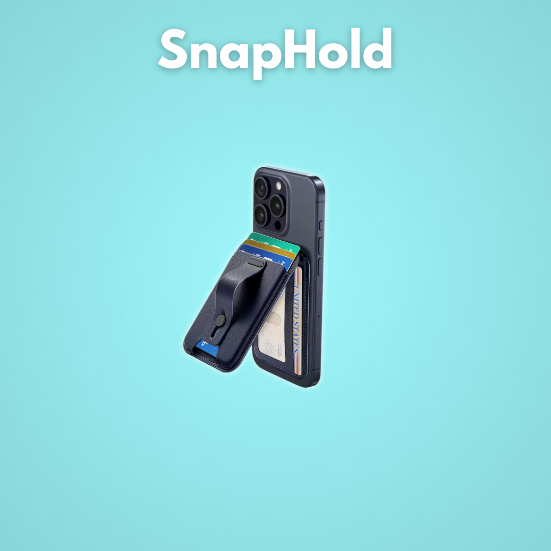 SnapHold: Wallet. Grip. Stand alles in einem.