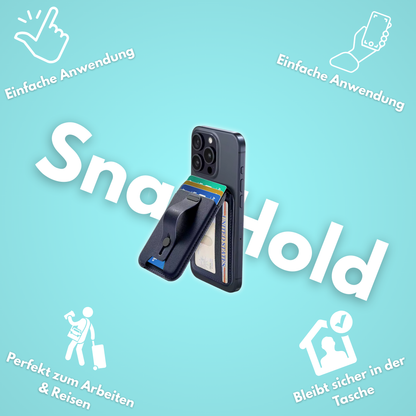 SnapHold: Wallet. Grip. Stand alles in einem.