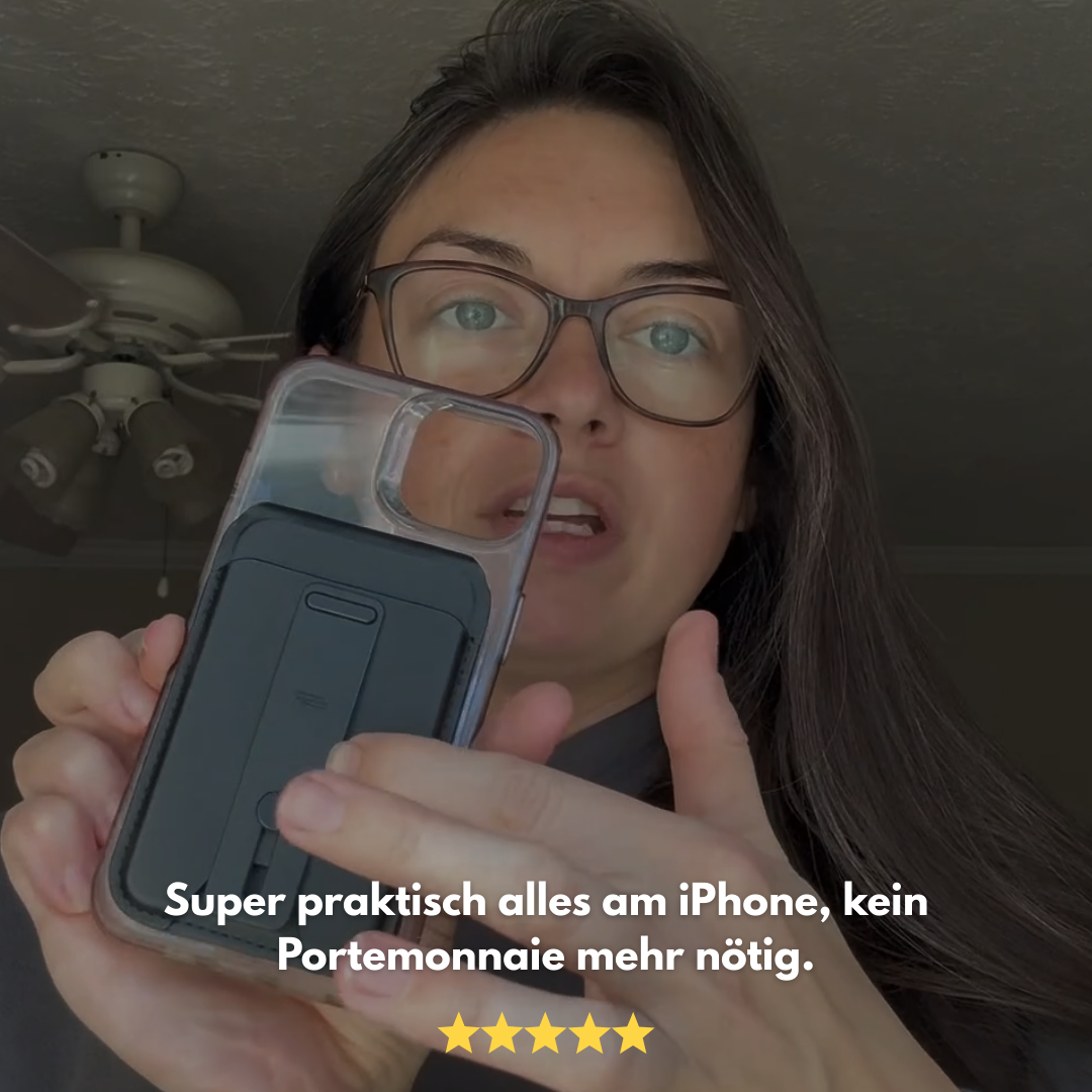 SnapHold: Wallet. Grip. Stand alles in einem.