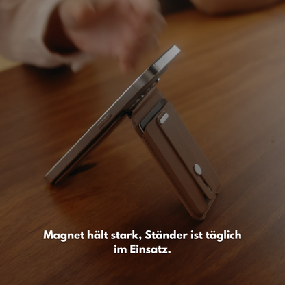 SnapHold: Wallet. Grip. Stand alles in einem.