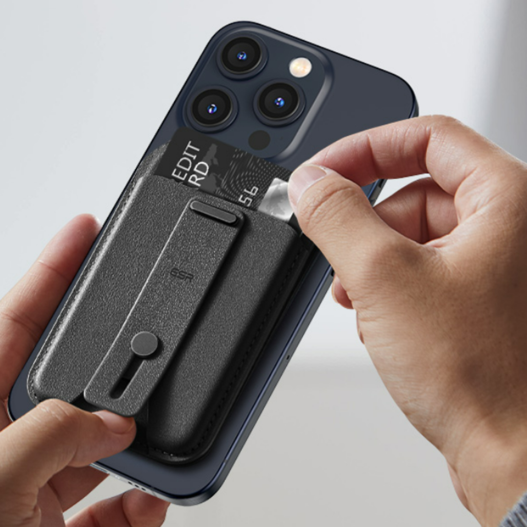 SnapHold: Wallet. Grip. Stand alles in einem.