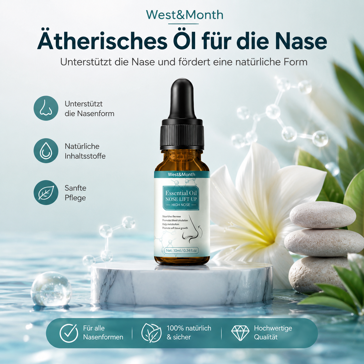 NasoLift Nasenöl - Pflegt und unterstützt eine harmonische Nasenform