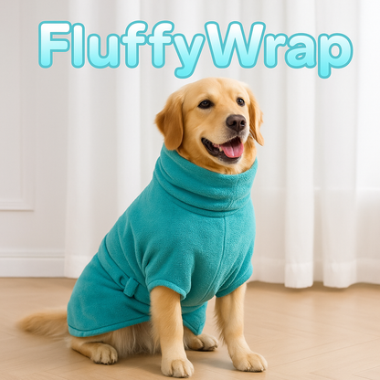 FluffyWrap: Der saugstarke Hunde Bademantel