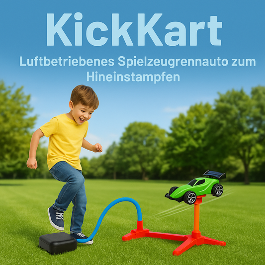 KickKart: Das Spielzeug, das dein Kind wieder Kind sein lässt.