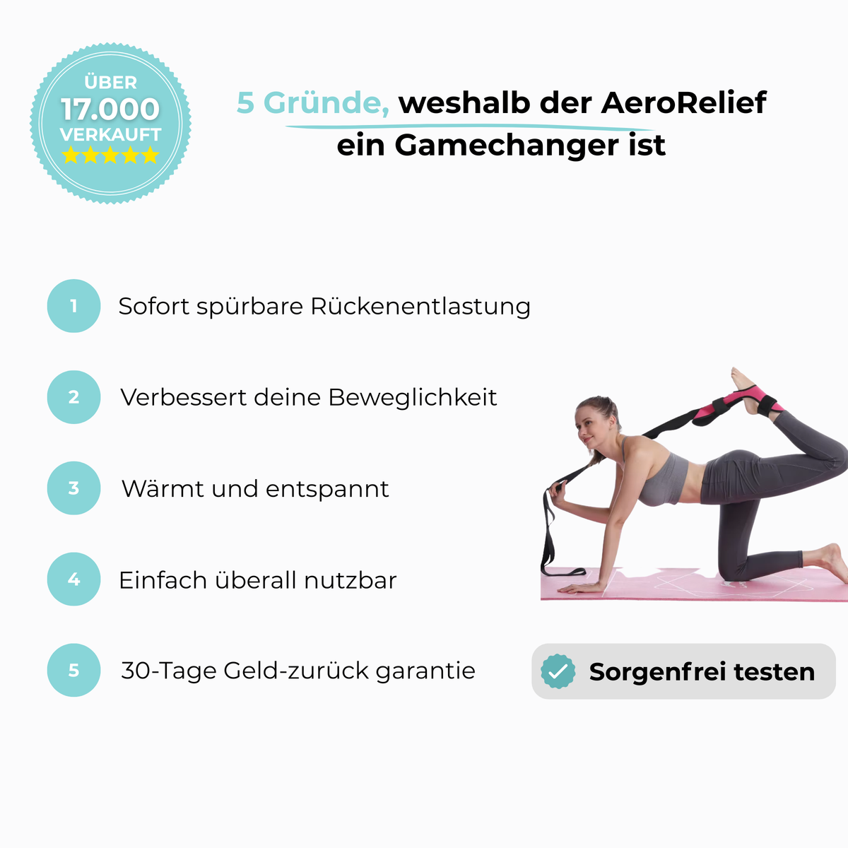 AeroRelief: Wenn dein Rücken dein Leben kontrolliert.
