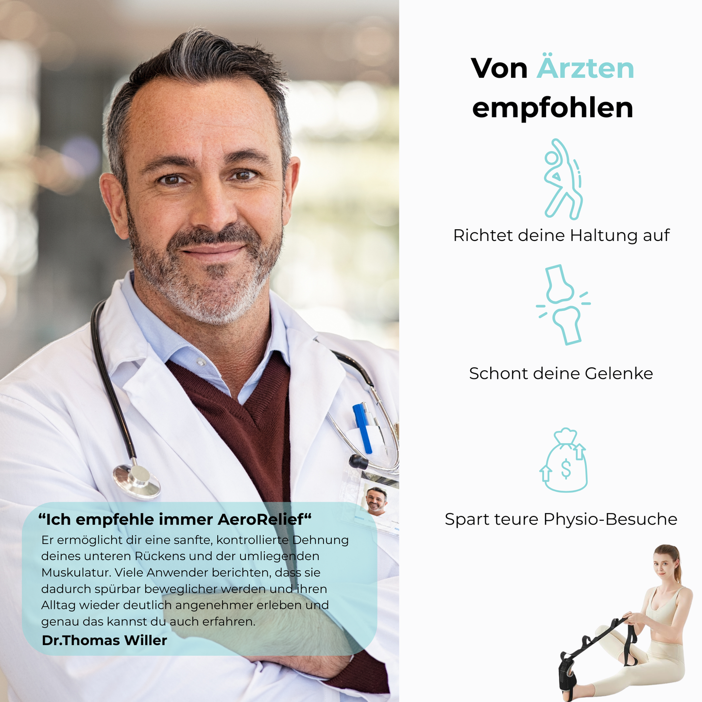 AeroRelief: Wenn dein Rücken dein Leben kontrolliert.