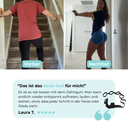 Flexibelt™ - Der Yoga-Dehngurt für gesunde Füße
