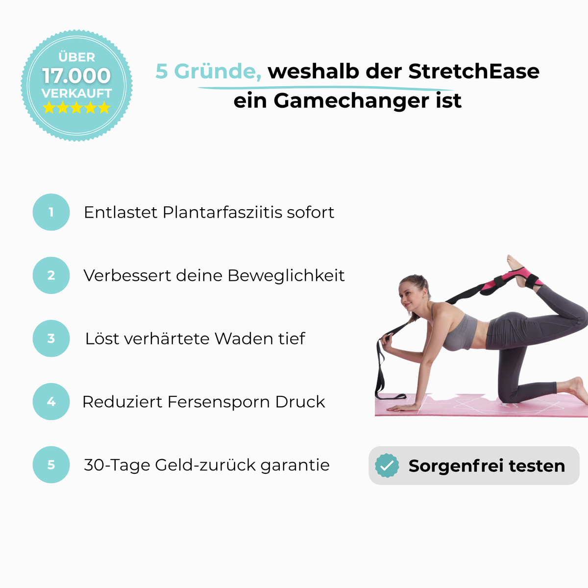 StretchEase: Dein Dehngurt für mehr Beweglichkeit