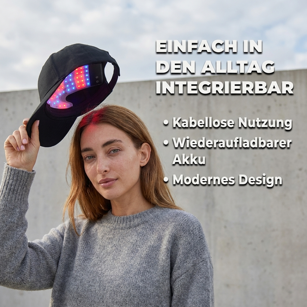 NeoFol - LED Kappe für volleres Haar